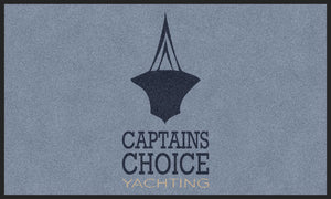 Captains Choice Mat 3 x 5 Rubber Backed Carpeted HD - The Personalized Doormats Company