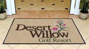 Desert Willow Golf Resort 3 x 5 Rubber Backed Carpeted HD - The Personalized Doormats Company