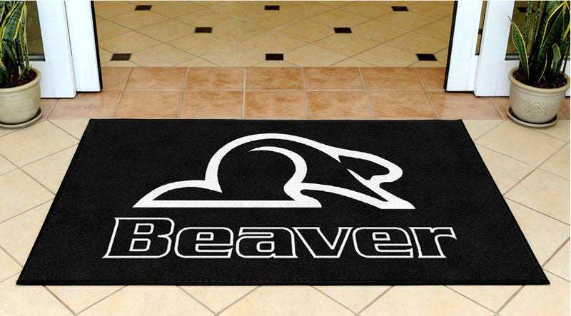 Beaver Coach Sales & Service 3 X 5 Rubber Backed Carpeted HD - The Personalized Doormats Company