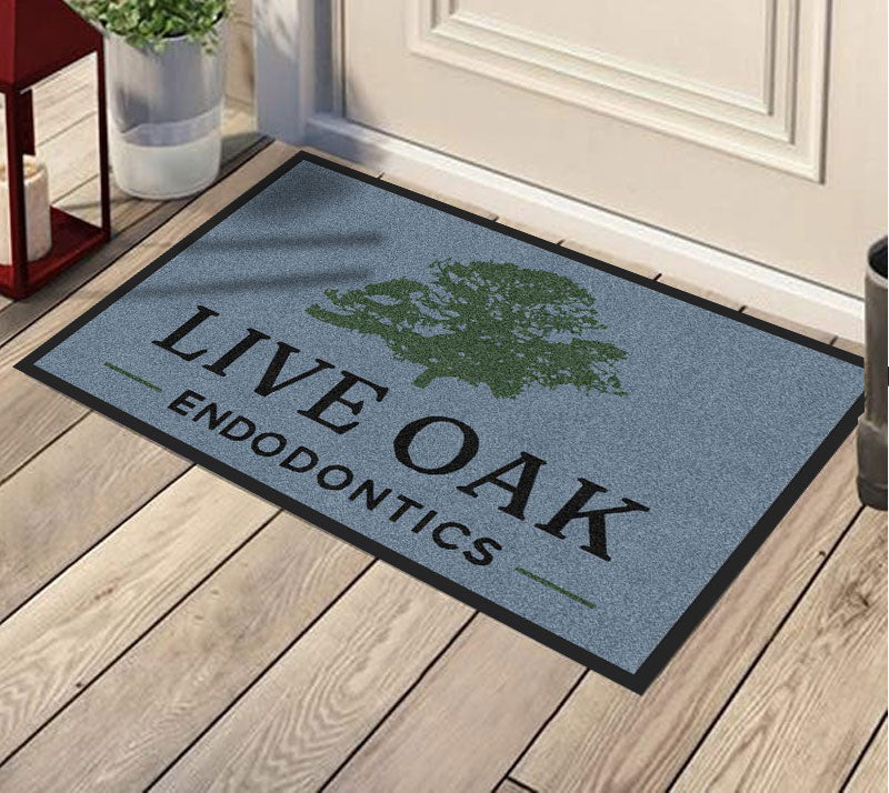 Live Oak Endo Stacked Logo Silver