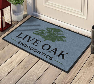 Live Oak Endo Stacked Logo Silver