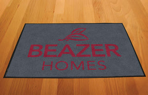 Beazer 2 X 3 Rubber Backed Carpeted HD - The Personalized Doormats Company