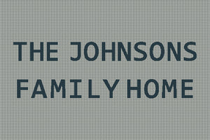 Johnsons 2 x 3 Waterhog Inlay - The Personalized Doormats Company