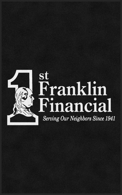 1st Franklin Financial 5' x 8' Rubber Backed Carpeted HD - The Personalized Doormats Company