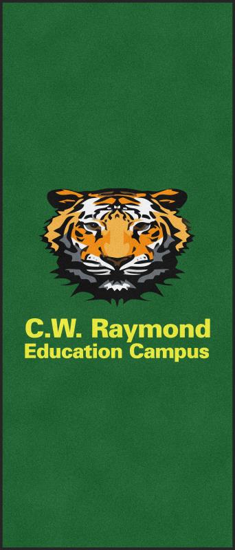 CW Raymond 6 X 14 Rubber Backed Carpeted HD - The Personalized Doormats Company