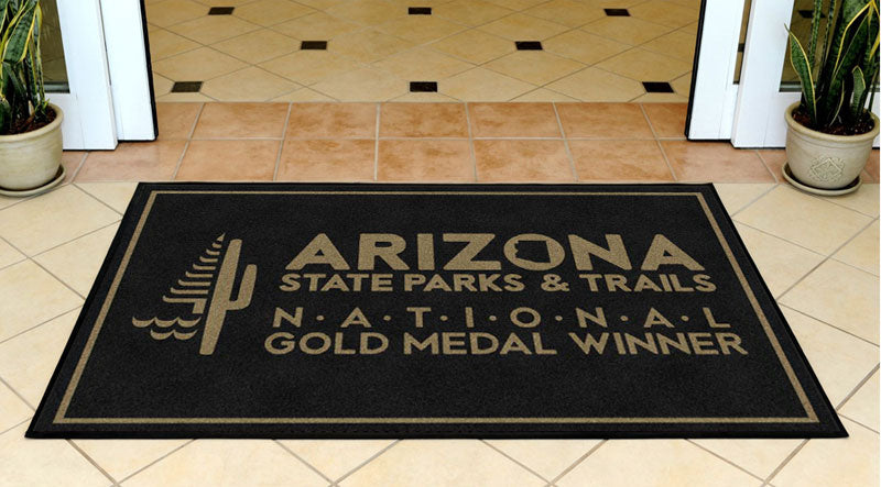 ASPT - Gold Medal Rug 3 X 5 Rubber Backed Carpeted HD - The Personalized Doormats Company