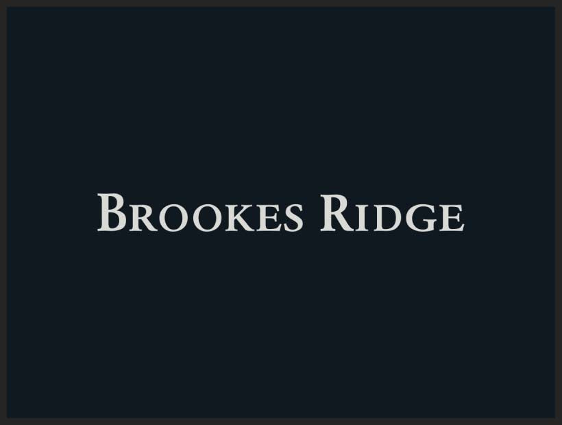 Brookes Ridge Mat 3 x 4 Rubber Scraper - The Personalized Doormats Company