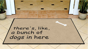 Becker's 3 X 5 Rubber Backed Carpeted HD - The Personalized Doormats Company