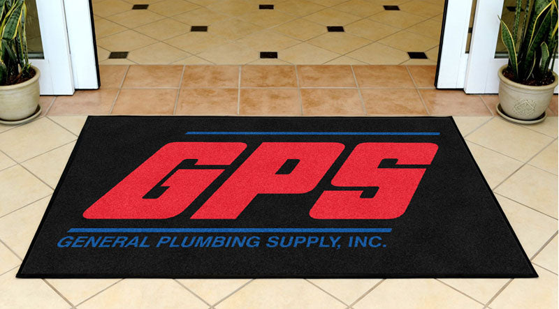 GPS 3x5 3 X 5 Rubber Backed Carpeted - The Personalized Doormats Company