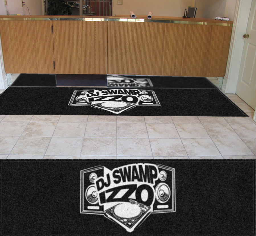 Dj swamp izzo 3 x 10 Custom Plush 30 HD - The Personalized Doormats Company