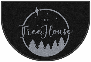 The Treehouse Black BG Silver Logo