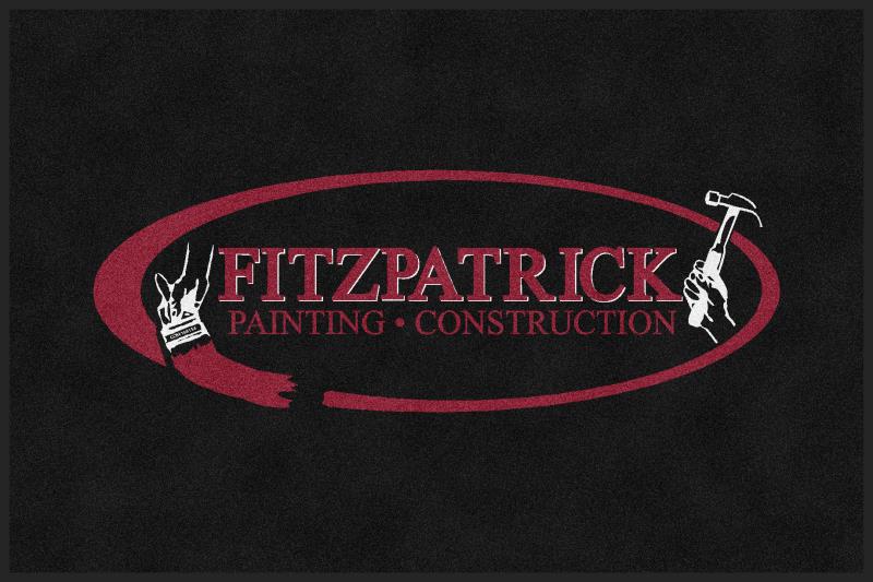 Fitzpatrick Painting 4 X 6 Rubber Backed Carpeted HD - The Personalized Doormats Company