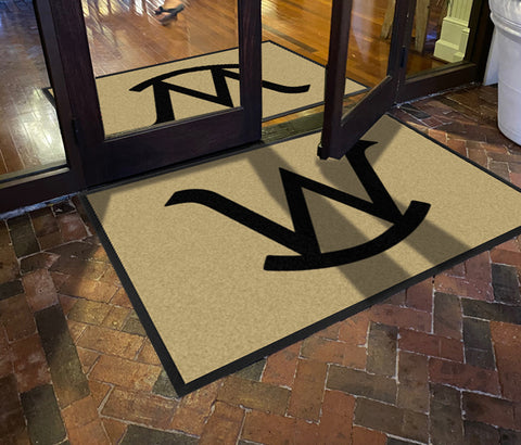 Wood Front door mat §