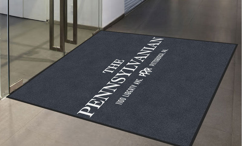 GREYSTAR 6 X 6 Rubber Backed Carpeted HD - The Personalized Doormats Company