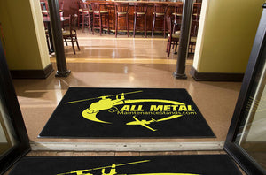 All Metal MS 4 X 6 Rubber Backed Carpeted HD - The Personalized Doormats Company