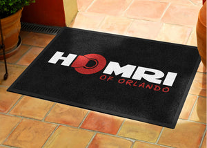 HD Custom Floor Mats 2 X 3 Rubber Backed Carpeted HD - The Personalized Doormats Company