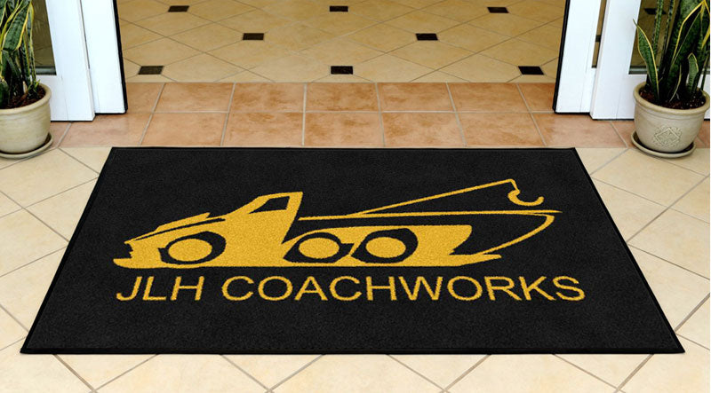 Hawkins (Version 2) 3 X 5 Rubber Backed Carpeted - The Personalized Doormats Company