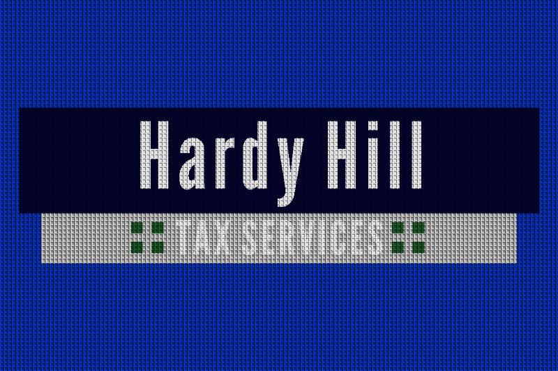 Hardy Hill Tax Service Store Front 4 x 6 Waterhog Impressions - The Personalized Doormats Company