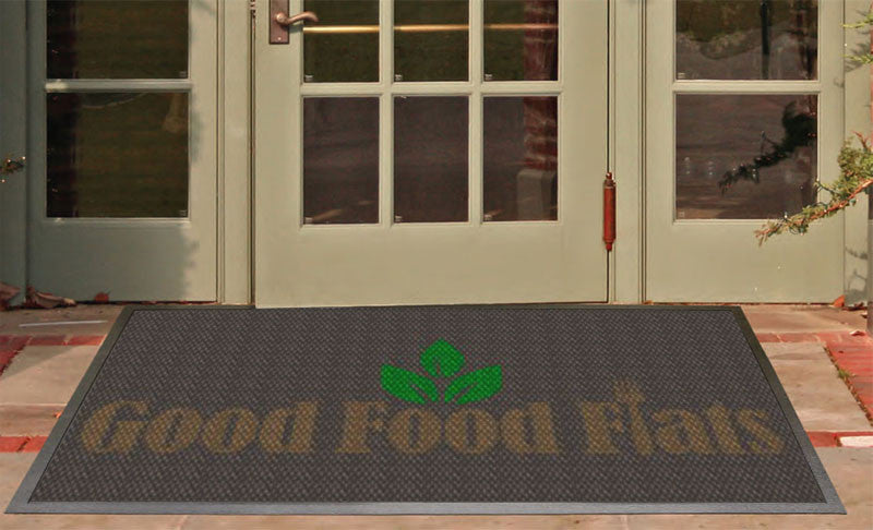 Good Food Flats 3 x 5 Luxury Berber Inlay - The Personalized Doormats Company
