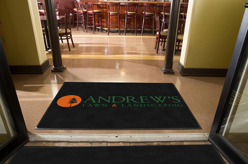 Andrew's Lawn Mat 4 X 6 Rubber Backed Carpeted HD - The Personalized Doormats Company