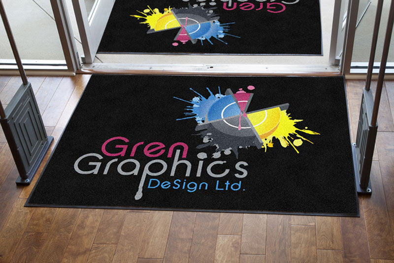 GrenGraphics DeSigns Ltd. 4 X 6 Rubber Backed Carpeted HD - The Personalized Doormats Company
