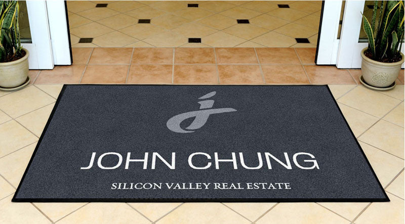 John Chung Realtor 3 X 5 Rubber Backed Carpeted HD - The Personalized Doormats Company