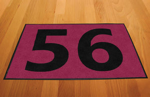 56 glenwood 2 X 3 Rubber Backed Carpeted HD - The Personalized Doormats Company