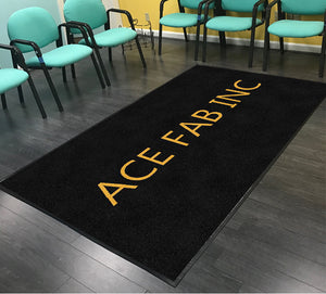 ACE FABRICATORS, INC. 5 x 8 Rubber Backed Carpeted HD - The Personalized Doormats Company
