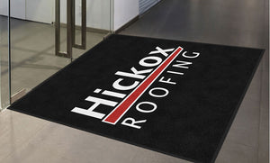 Hickox roofing 5 X 5 Rubber Backed Carpeted HD - The Personalized Doormats Company