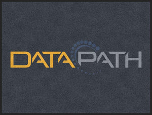 Data Path 3 x 4 Rubber Backed Carpeted HD - The Personalized Doormats Company