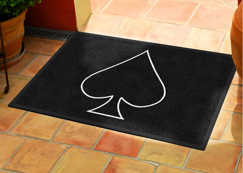 Spade Agency §-2 X 3 Rubber Backed Carpeted HD-The Personalized Doormats Company