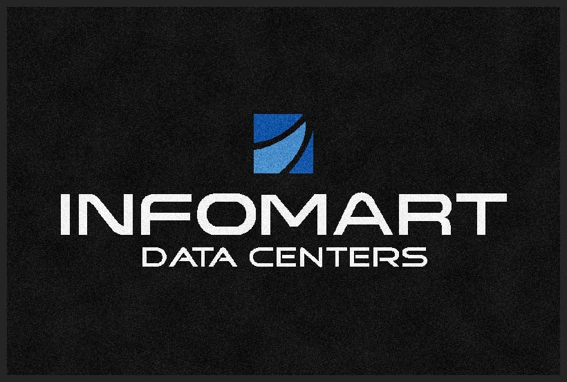 Infomart Data Centers 4 X 6 Rubber Backed Carpeted HD - The Personalized Doormats Company