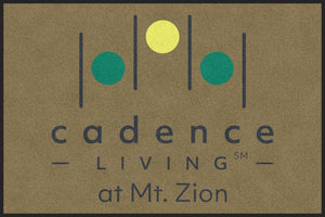 Cadence Mt Zion 4 X 6 Rubber Backed Carpeted HD - The Personalized Doormats Company