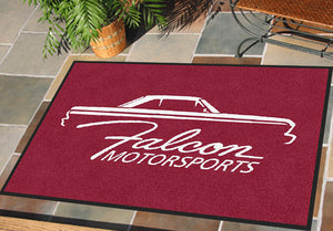 Falcon Motorsports 2 X 3 Rubber Backed Carpeted HD - The Personalized Doormats Company