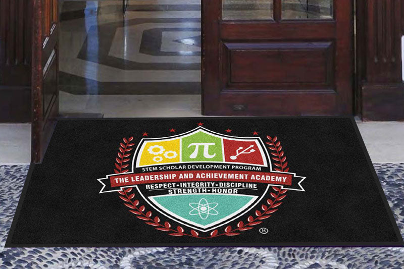 stem academy §-3 X 5 Rubber Backed Carpeted HD-The Personalized Doormats Company