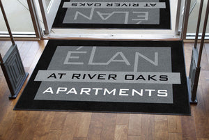 ELAN - large 4 x 6 Rubber Backed Carpeted HD - The Personalized Doormats Company