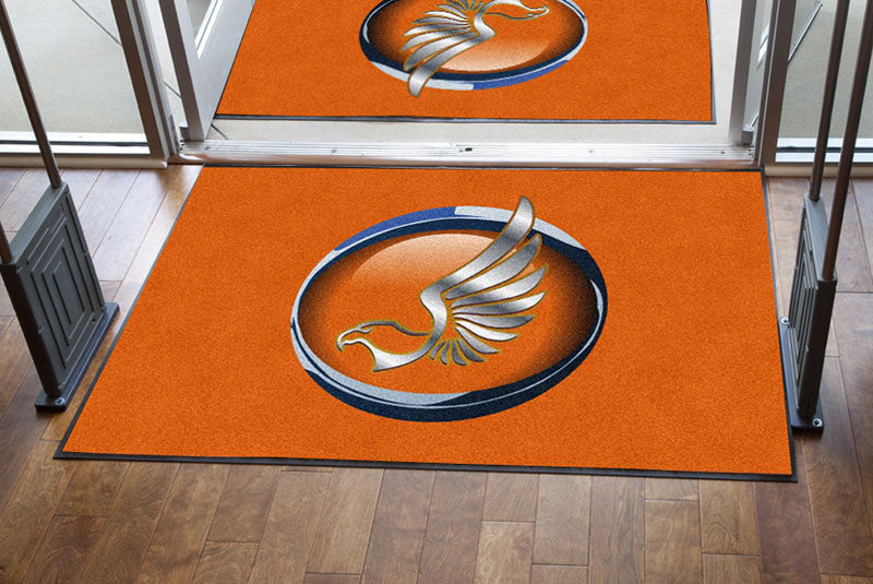 Eagle Machine 4 X 6 Rubber Backed Carpeted HD - The Personalized Doormats Company