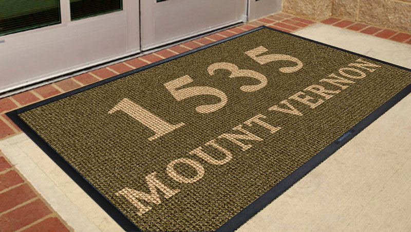 1535 Mount Vernon Road 3 X 5 Waterhog Inlay - The Personalized Doormats Company