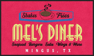 Mel's Diner 3' X 5'