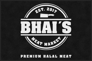 Bhai's 4 X 6 Rubber Backed Carpeted HD - The Personalized Doormats Company