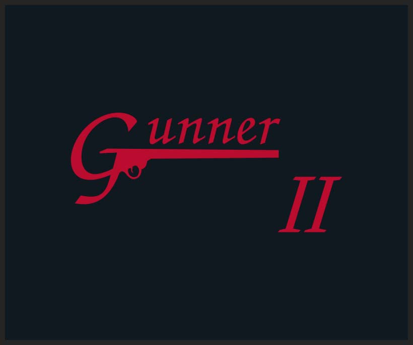 Gunner 2 2.5 X 3 Rubber Scraper - The Personalized Doormats Company