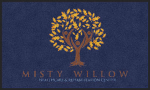 Misty Willow Door Mat