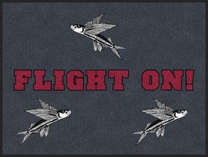Flight On 3 X 4 Rubber Backed Carpeted HD - The Personalized Doormats Company