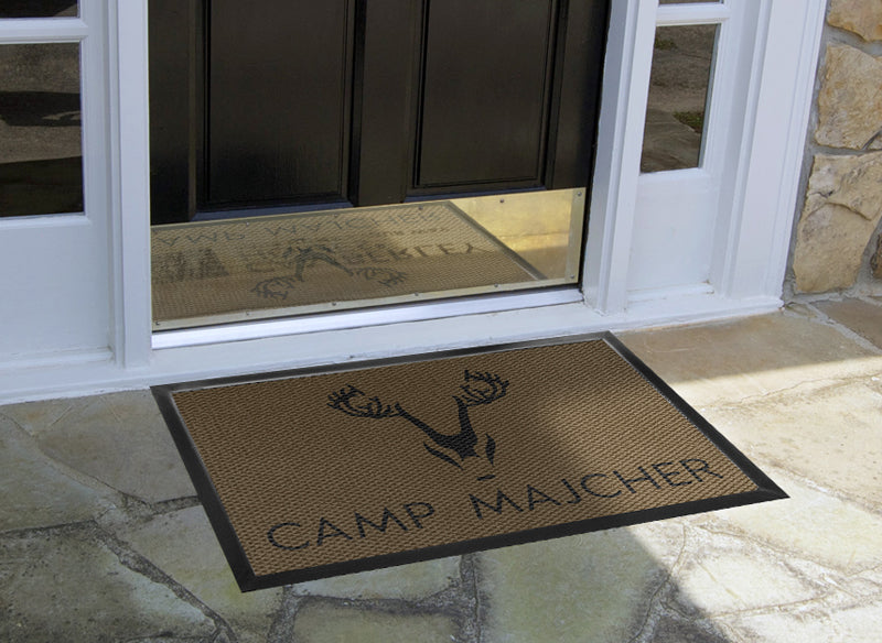 Camp Majcher 2 X 3 Luxury Berber Inlay - The Personalized Doormats Company