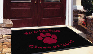 Home of the Bears 4 X 6 Waterhog Impressions - The Personalized Doormats Company