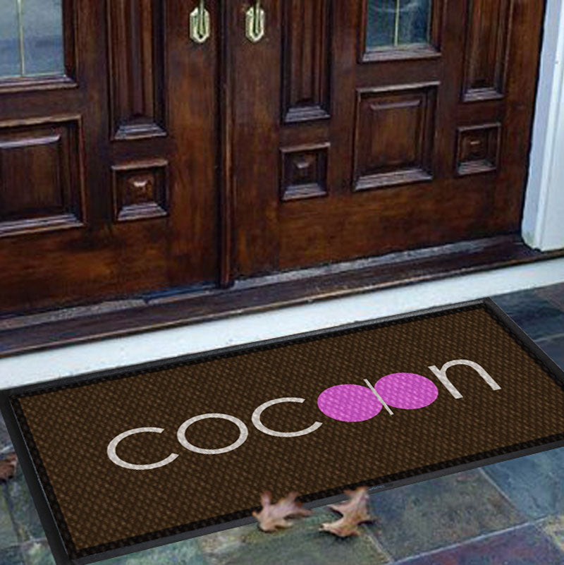 Cocoon Urban Bay Day Spa 1.75 X 3.5 Luxury Berber Inlay - The Personalized Doormats Company