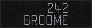 242 Broome rug 2 X 7 Rubber Backed Carpeted HD - The Personalized Doormats Company