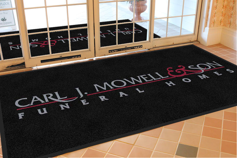 CARL J MOWELL & SON 4 X 8 Rubber Backed Carpeted HD - The Personalized Doormats Company