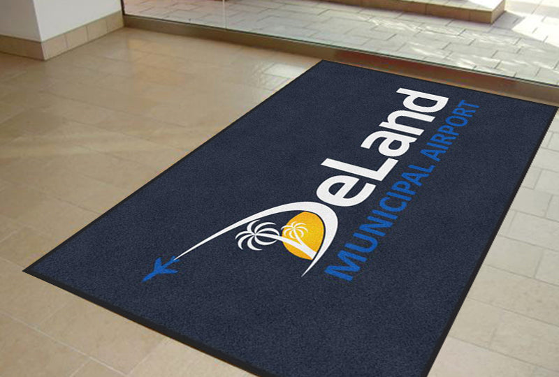 DeLand Municipal Airport 5 X 7 Rubber Backed Carpeted HD - The Personalized Doormats Company