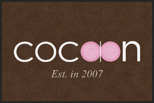 Cocoon Urban Bay Day Spa 2 X 3 Rubber Backed Carpeted HD - The Personalized Doormats Company